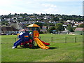 Lyme Regis: playing field in Anning Road