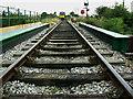 The line towards Mouldon Hill, Swindon and Cricklade Railway, Blunsdon