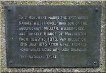 TQ1148 : Bishop Wilberforce Memorial by Hugh Craddock