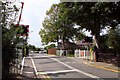 Level crossing in Wharf Lane