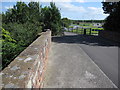 Broughton railway bridge and bridleway to the shopping park