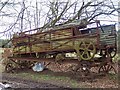 Decaying farm machine near Alderholt