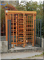 Turnstile entrance to Rugby cement works on Lawford Road