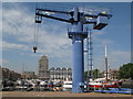 Boat lifting crane at South Dock