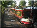 TQ2581 : Narrowboat by Oast House Archive
