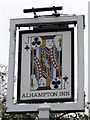 Sign for the Alhampton Inn