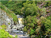 NC9121 : Waterfall on Kildonan Burn. by sylvia duckworth