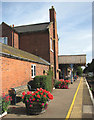 Lingwood station - view east along the station platform