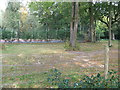 Tennis court alongside footpath to the A281