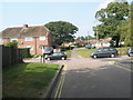 Looking from Springfield Close into Buddens Road