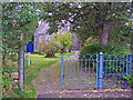 Entrance to Braemar Church