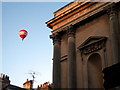 Architectural detail and red balloon - Stall Street