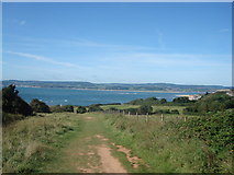 SY0279 : Coast Path, High Land of Orcombe, Exmouth by Stacey Harris
