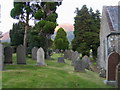 NY2225 : Churchyard of St Mary's Church Thornthwaite by Shaun Ferguson