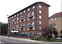 TQ3579 : Courthope House, Lower Road, Rotherhithe, London, SE16 by Chris Lordan