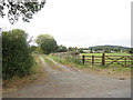 SJ3717 : Farm track and footpath by John Firth