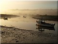 SX6947 : Mist on the Avon estuary by Derek Harper