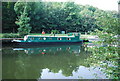 Narrowboat moored on the Medway