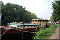 Boat moored on the Medway