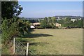 Lower Crowbourne Farm and Weald landscape