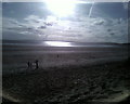 Port Talbot beach by moonlight