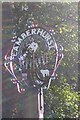 Close-up of Lamberhurst Village Sign