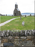 SN0140 : Remains of St Brynach's Church by Pauline E