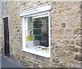 NZ1716 : Gainford butchers' shop window by Stanley Howe