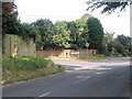 Approaching the junction of Hoe Road and Rareridge Lane