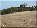 TG0143 : House on Blakeney Downs near the disused quarry by Andy Parrett