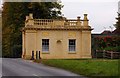 One of the gatehouses on Stowe Avenue