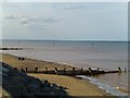 TA3427 : Beach groynes, Withernsea by Gordon Hatton