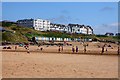 Beach Huts by Summerleaze Beach