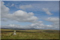 NX1570 : Trig point on Slickconerie by Leslie Barrie