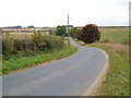 Minor Road Towards Holme-on-the-Wolds