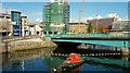J3474 : Boom, River Lagan, Belfast (2) by Albert Bridge