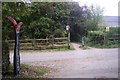 TR1261 : Crab and Winkle Way Cycle path crosses Chapel Lane by David Anstiss