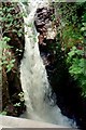 NN1468 : Glen Nevis, Waterfall by Astrid H