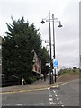 Lamppost at the junction of The Green and Southbridge Way