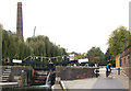 TQ3283 : City Road lock, Regents Canal, Islington by Andy F