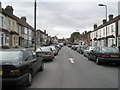 Looking down Sussex Road towards Scotts Road