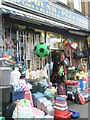 Colourful shop display in King Street