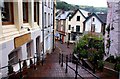 Down the steps to Queen Street