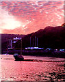 SM8024 : Spectacular sunset over Solva harbour by Andy F