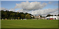 A cricket match at Buccleuch Park, Hawick