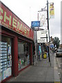 Road sign in Southall High Street