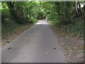 Clappers Lane heading north towards the A281