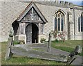 Wooden Grave Markers, All Saints Church at Marsworth