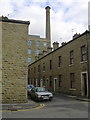 Peter Street with Ilex Mill in background