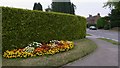 Well kept flowerbed at Lindford